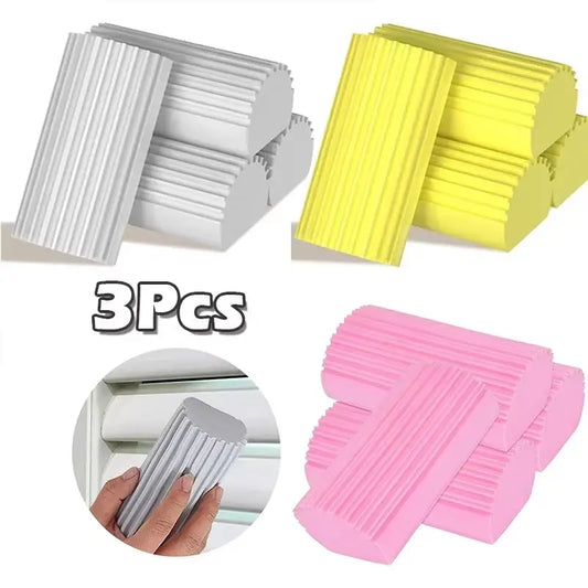 Transform Your Cleaning Routine with the Ultimate Damp Clean Duster Sponge - Perfect for Blinds, Glass, Baseboards, Vents, Railings, Mirrors, and Windows