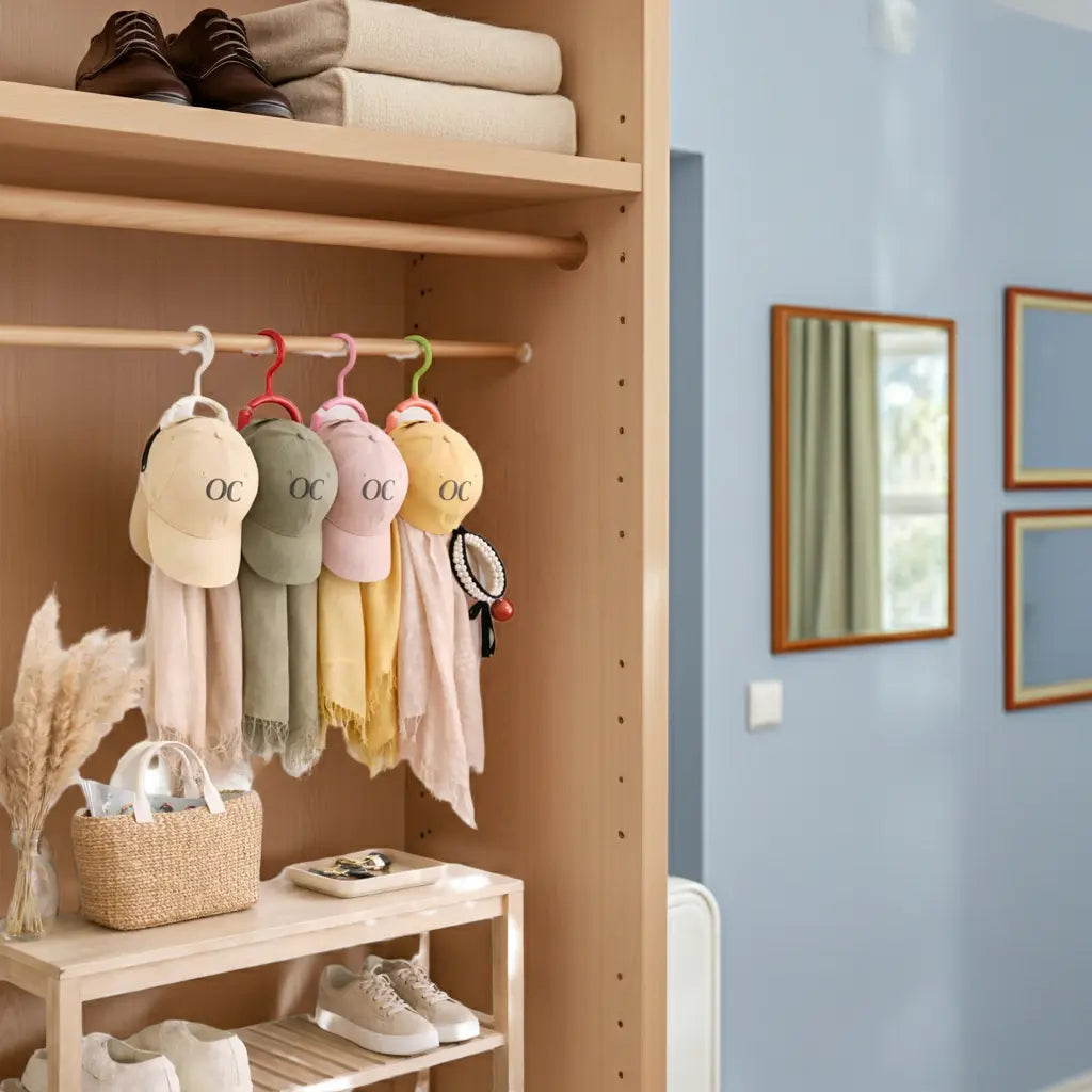 Luxury Invisible Hanger - Closet Organizer for Hats, Scarves and more! OrderlyCasa