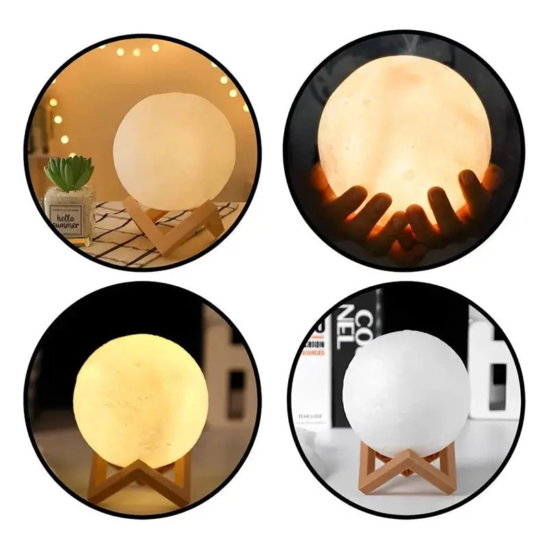 Enchanting LED Moon Light Book Light - Perfect Galaxy Night Light for Kids' Rooms, Birthday Gifts, and Cozy Bedroom Decor