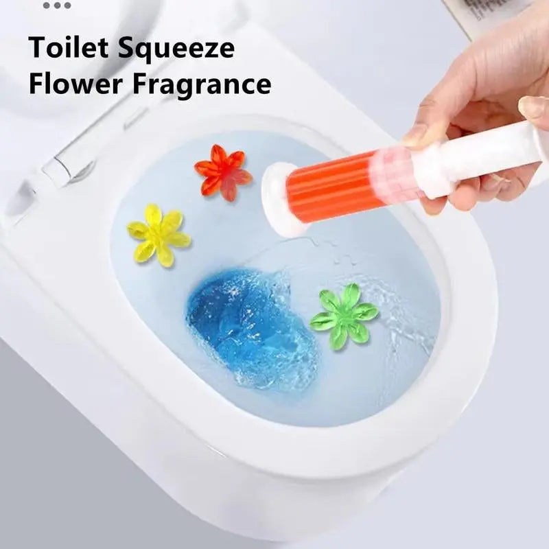 Revolutionary Toilet Gel Stamp Set - Enjoy 3 Packs of 42 Long-Lasting Flower Scented Gel Stamps for a Fresh and Inviting Bathroom!