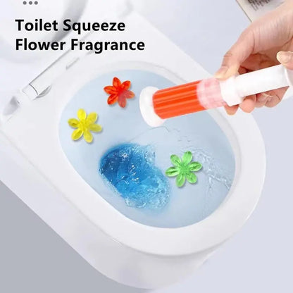 Revolutionary Toilet Gel Stamp Set - Enjoy 3 Packs of 42 Long-Lasting Flower Scented Gel Stamps for a Fresh and Inviting Bathroom!