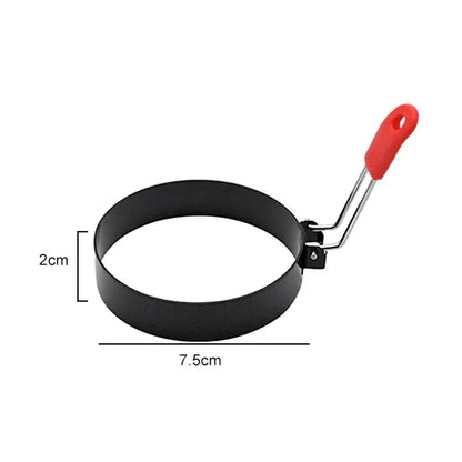 Elevate Your Breakfast with Our Professional Stainless Steel Nonstick Egg and Pancake Mold Set
