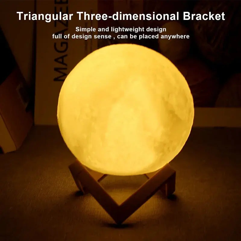 Enchanting LED Moon Light Book Light - Perfect Galaxy Night Light for Kids' Rooms, Birthday Gifts, and Cozy Bedroom Decor