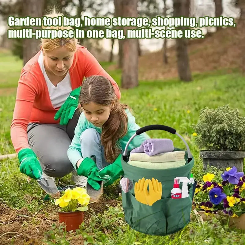 Versatile 17L Large Folding Storage Organizer Bag - Perfect for Picnics, Outdoor Adventures, and Home Cleaning!