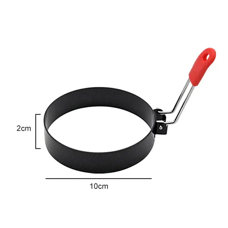 Elevate Your Breakfast with Our Professional Stainless Steel Nonstick Egg and Pancake Mold Set