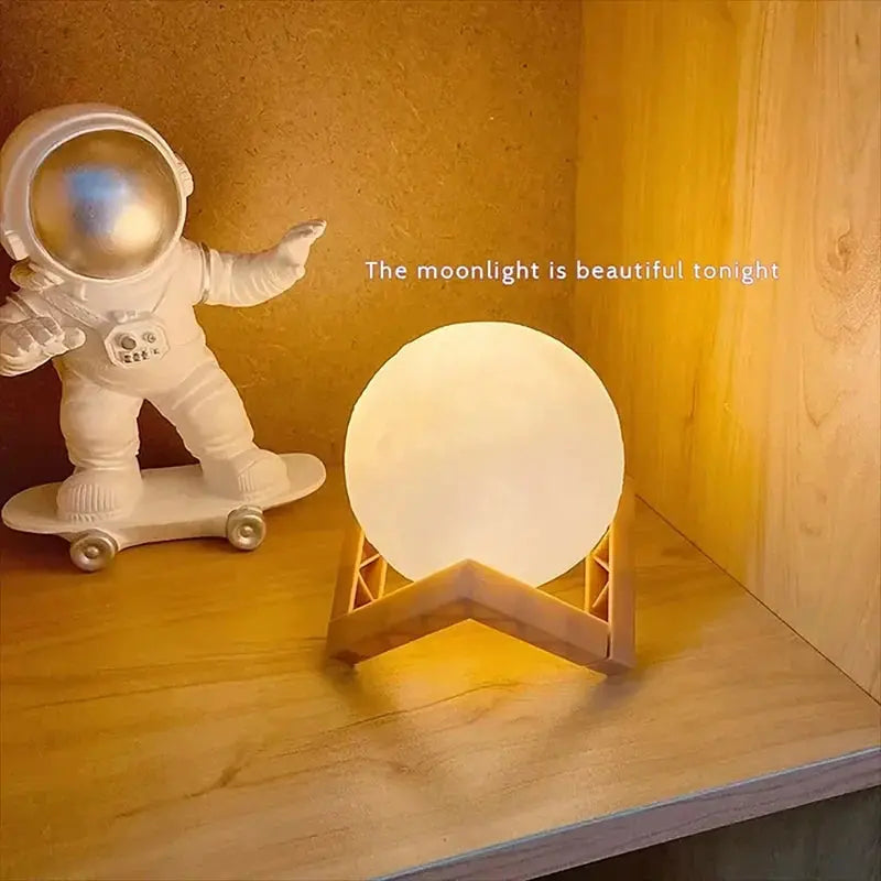 Enchanting LED Moon Light Book Light - Perfect Galaxy Night Light for Kids' Rooms, Birthday Gifts, and Cozy Bedroom Decor