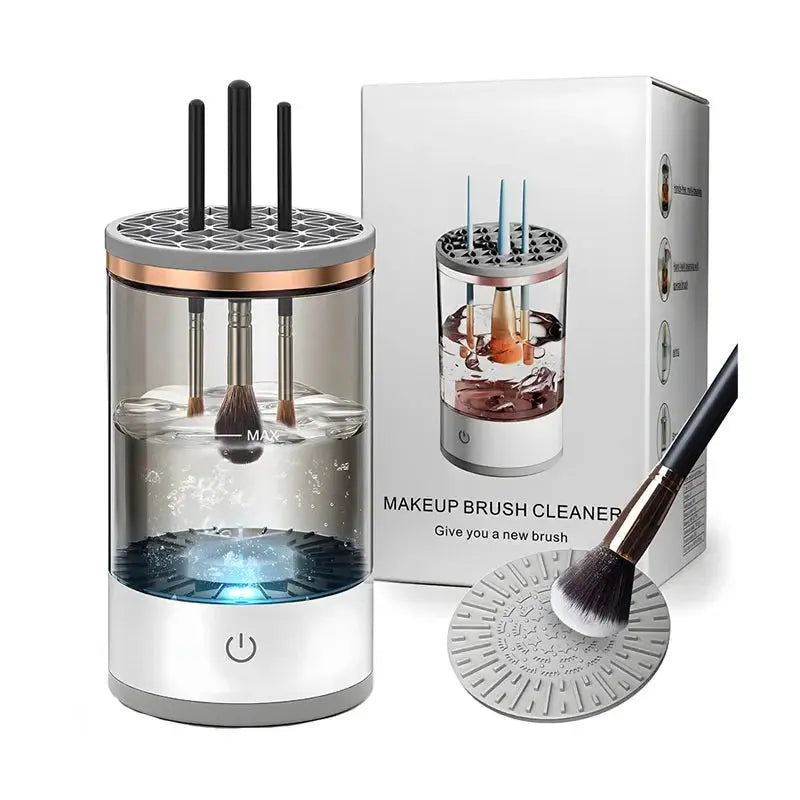 Automatic Makeup Brush Cleaner and Dryer - Fast, Efficient, and Effortless Cleaning!