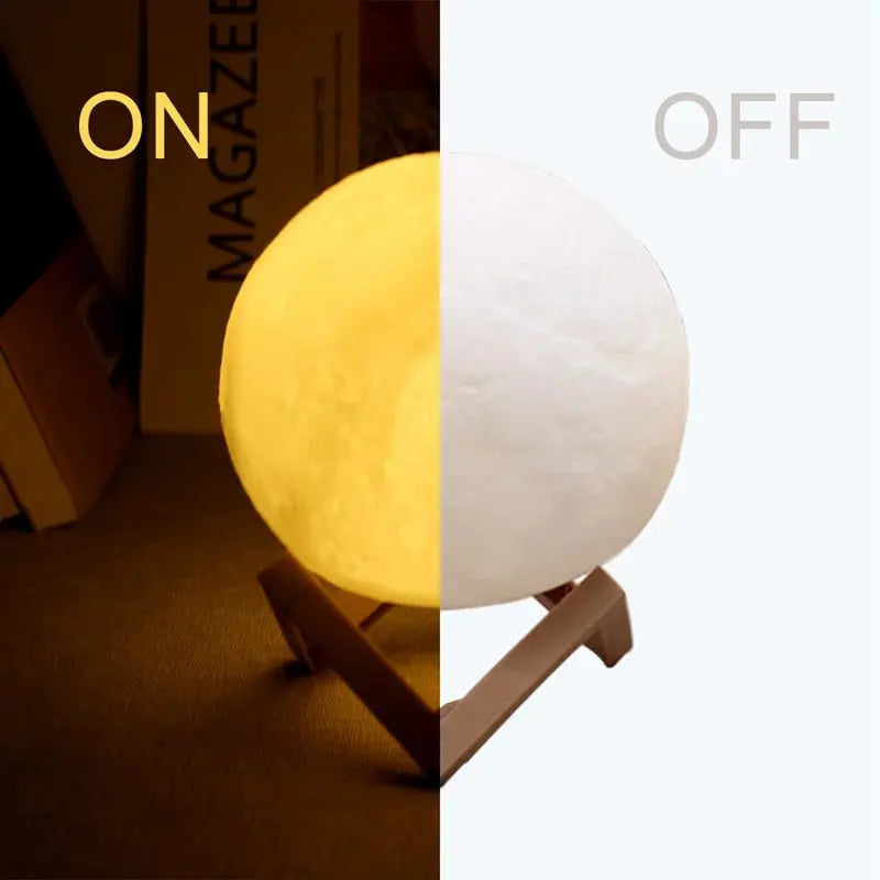 Enchanting LED Moon Light Book Light - Perfect Galaxy Night Light for Kids' Rooms, Birthday Gifts, and Cozy Bedroom Decor