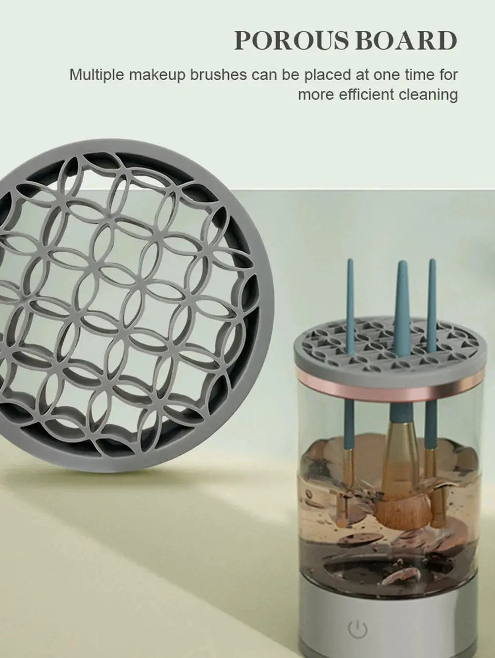 Automatic Makeup Brush Cleaner and Dryer - Fast, Efficient, and Effortless Cleaning!