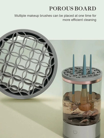 Automatic Makeup Brush Cleaner and Dryer - Fast, Efficient, and Effortless Cleaning!