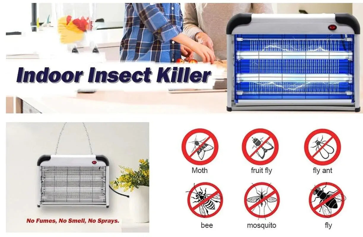 Powerful Electric Mosquito Zapper Lamp - Ultimate Indoor Bug Killer for Your Home and Lawn