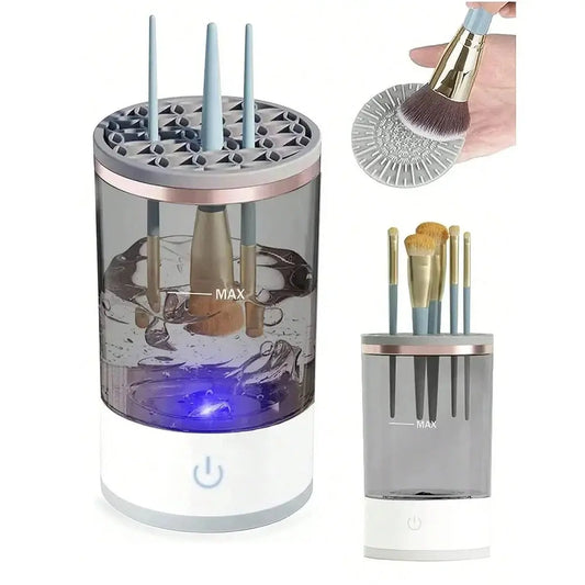 Automatic Makeup Brush Cleaner and Dryer - Fast, Efficient, and Effortless Cleaning!