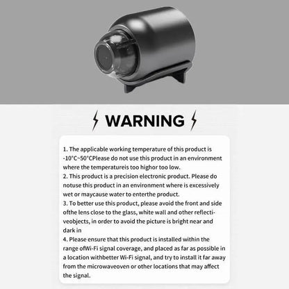 X5 Indoor Security Camera - Crystal Clear Video Recording, 480P Resolution, and Memory Card Support for Ultimate Smart Home Monitoring