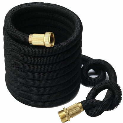 Unleash the Power of Gardening with Our 4X Stronger Deluxe Expandable Flexible Garden Hose - Choose Your Length: 25, 50, 75, or 100FT!
