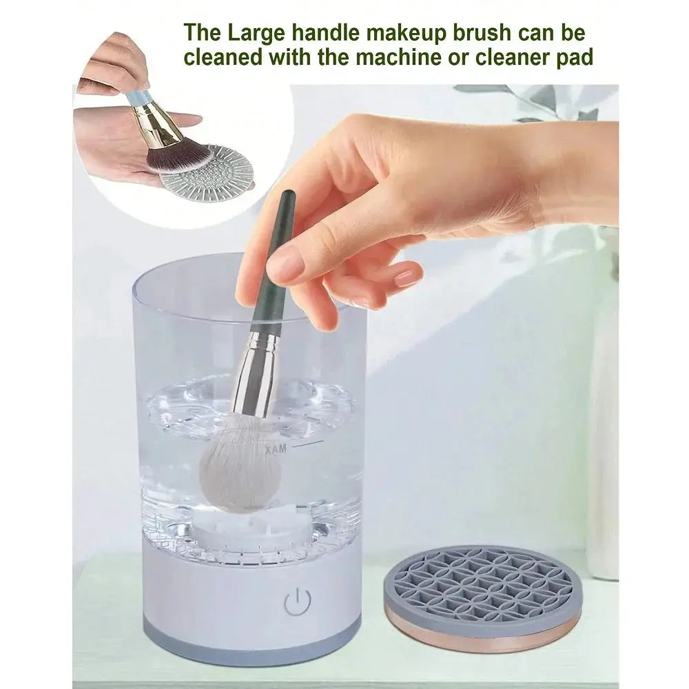 Automatic Makeup Brush Cleaner and Dryer - Fast, Efficient, and Effortless Cleaning!