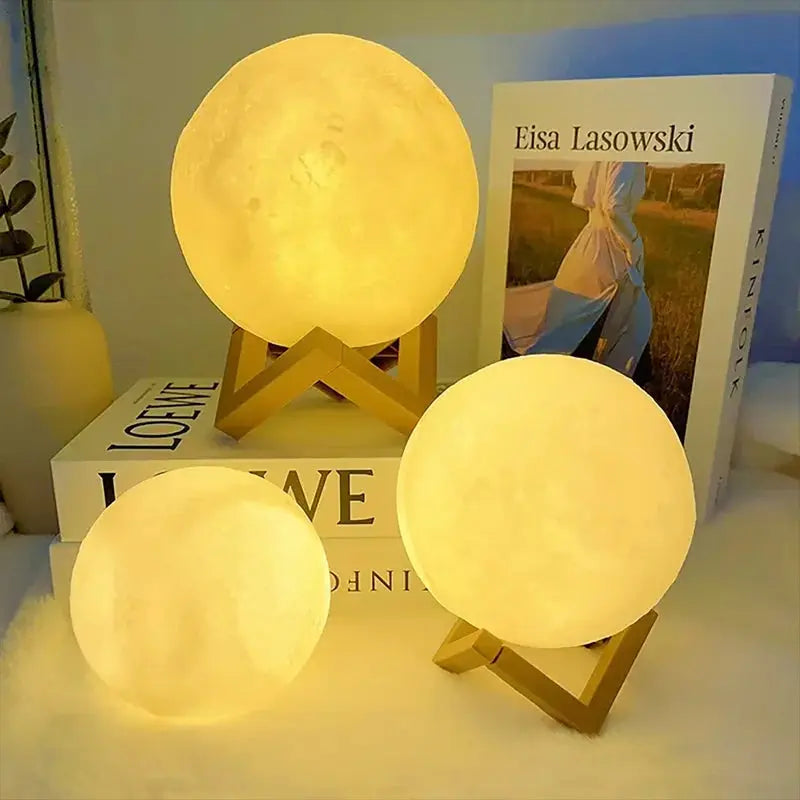 Enchanting LED Moon Light Book Light - Perfect Galaxy Night Light for Kids' Rooms, Birthday Gifts, and Cozy Bedroom Decor