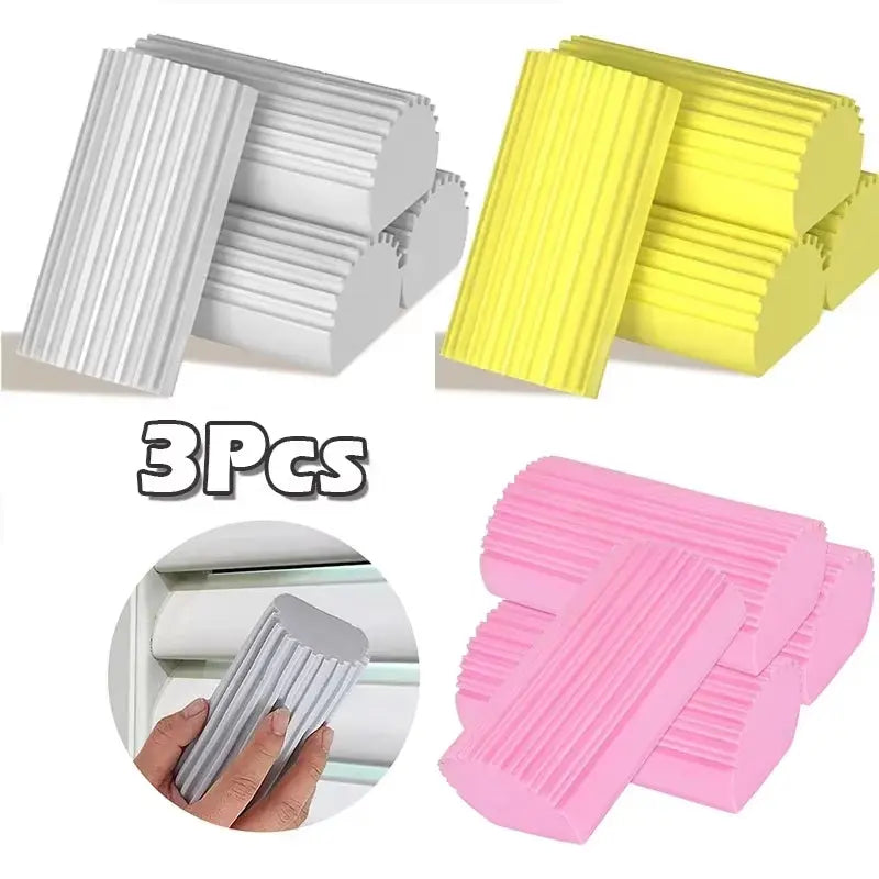 Transform Your Cleaning Routine with the Ultimate Damp Clean Duster Sponge - Perfect for Blinds, Glass, Baseboards, Vents, Railings, Mirrors, and Windows