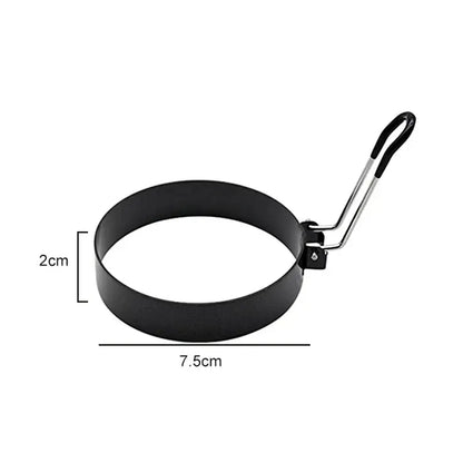 Elevate Your Breakfast with Our Professional Stainless Steel Nonstick Egg and Pancake Mold Set