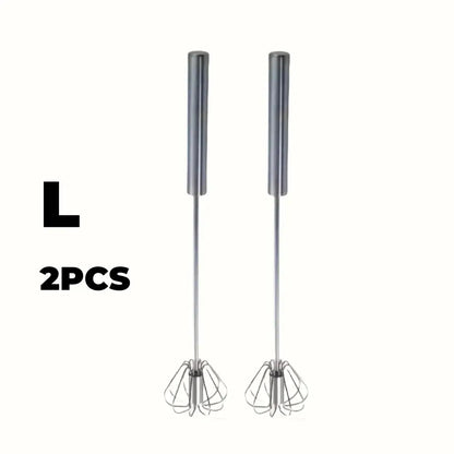 Semi-Automatic Stainless Steel Egg Beater – Upgrade Your Kitchen with Effortless Whisking for Perfect Eggs, Batters & Creams!