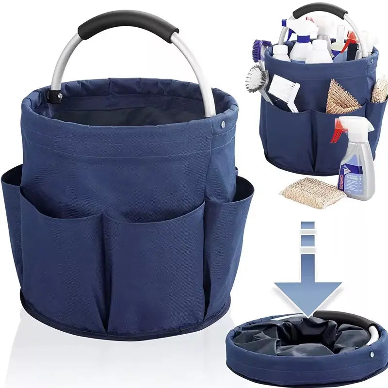 Versatile 17L Large Folding Storage Organizer Bag - Perfect for Picnics, Outdoor Adventures, and Home Cleaning!