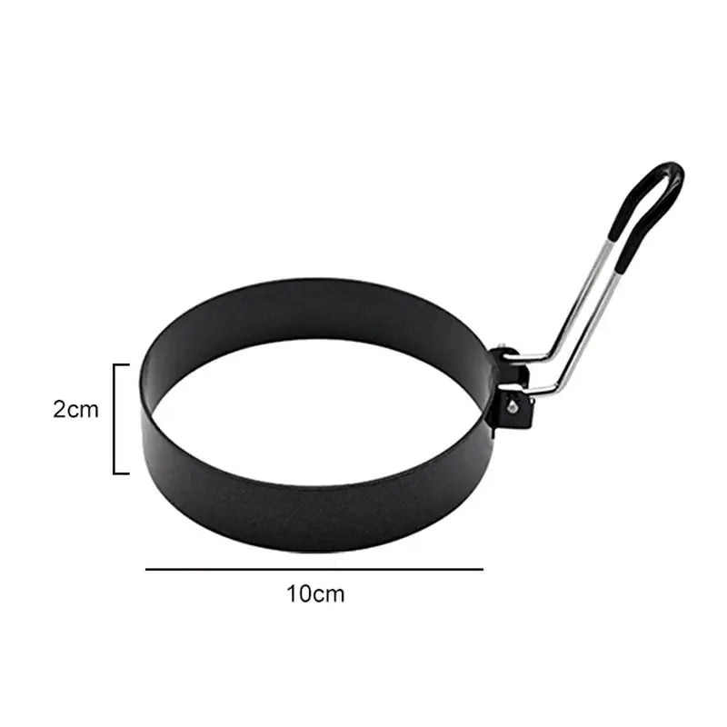 Elevate Your Breakfast with Our Professional Stainless Steel Nonstick Egg and Pancake Mold Set