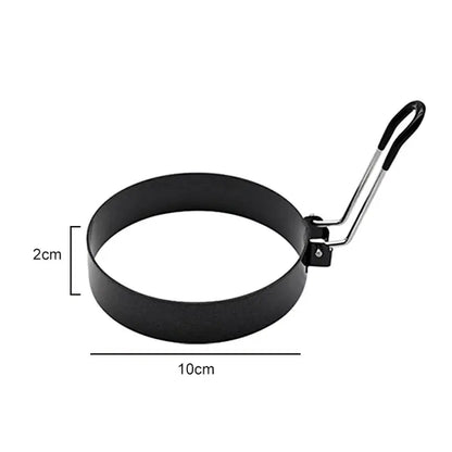Elevate Your Breakfast with Our Professional Stainless Steel Nonstick Egg and Pancake Mold Set
