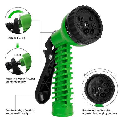 Transform Your Gardening Experience with Our Versatile Expanding Garden Hose – Choose From 25, 50, 75, or 100FT with a Multi-Function Spray Nozzle!