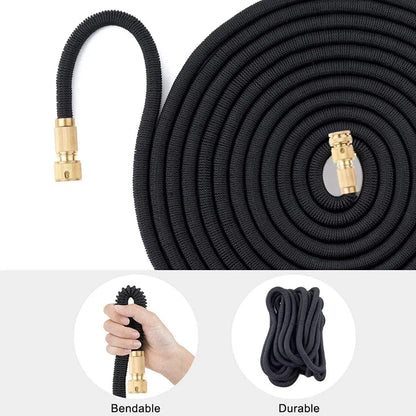 Unleash the Power of Gardening with Our 4X Stronger Deluxe Expandable Flexible Garden Hose - Choose Your Length: 25, 50, 75, or 100FT!