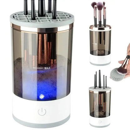 Automatic Makeup Brush Cleaner and Dryer - Fast, Efficient, and Effortless Cleaning!