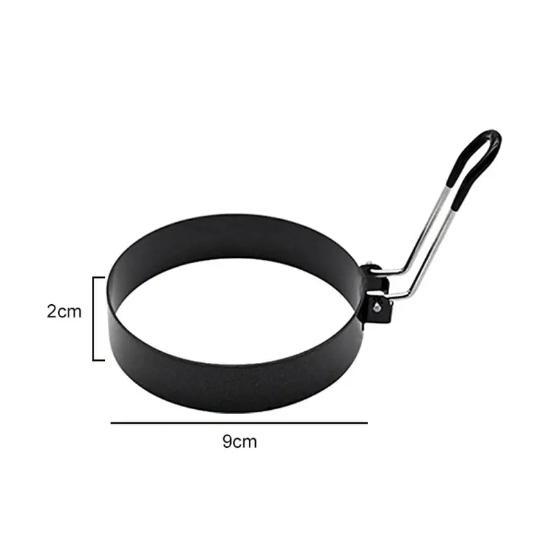 Elevate Your Breakfast with Our Professional Stainless Steel Nonstick Egg and Pancake Mold Set