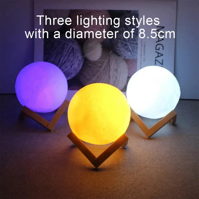 Enchanting LED Moon Light Book Light - Perfect Galaxy Night Light for Kids' Rooms, Birthday Gifts, and Cozy Bedroom Decor