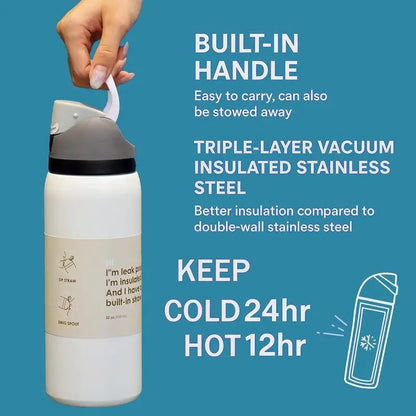 Chic Coraline Insulated Mug - Double Wall Vacuum Tumbler for Hot & Cold Drinks - Leak-Proof & Stylish - Perfect Gift for Any Occasion