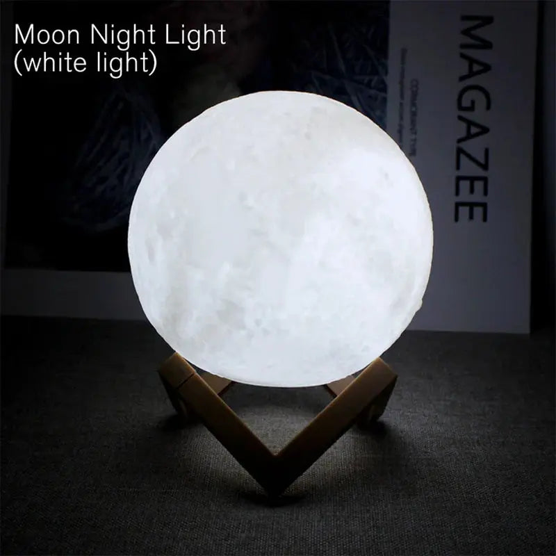 Enchanting LED Moon Light Book Light - Perfect Galaxy Night Light for Kids' Rooms, Birthday Gifts, and Cozy Bedroom Decor