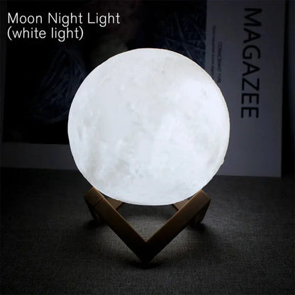 Enchanting LED Moon Light Book Light - Perfect Galaxy Night Light for Kids' Rooms, Birthday Gifts, and Cozy Bedroom Decor