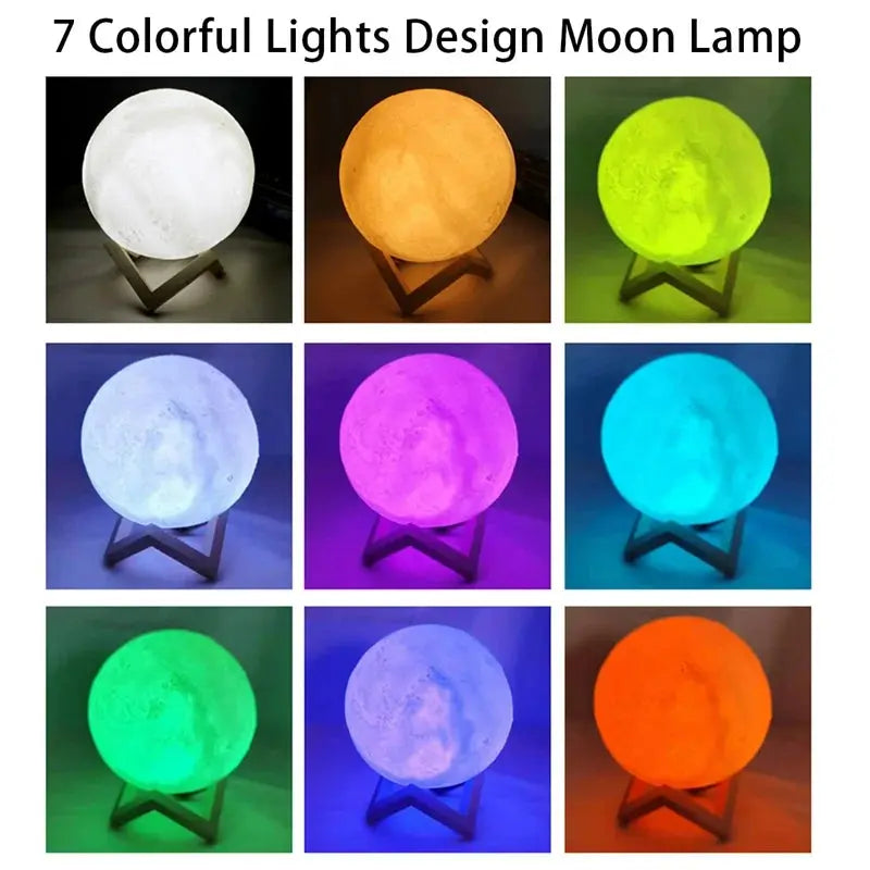 Enchanting LED Moon Light Book Light - Perfect Galaxy Night Light for Kids' Rooms, Birthday Gifts, and Cozy Bedroom Decor