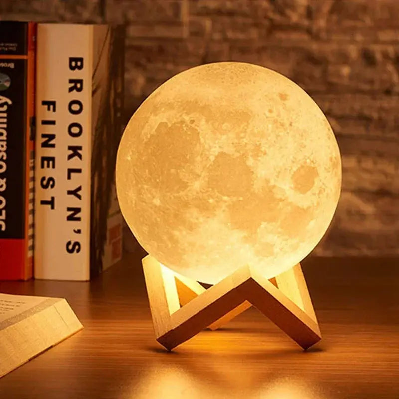 Enchanting LED Moon Light Book Light - Perfect Galaxy Night Light for Kids' Rooms, Birthday Gifts, and Cozy Bedroom Decor