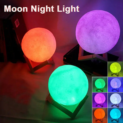 Enchanting LED Moon Light Book Light - Perfect Galaxy Night Light for Kids' Rooms, Birthday Gifts, and Cozy Bedroom Decor