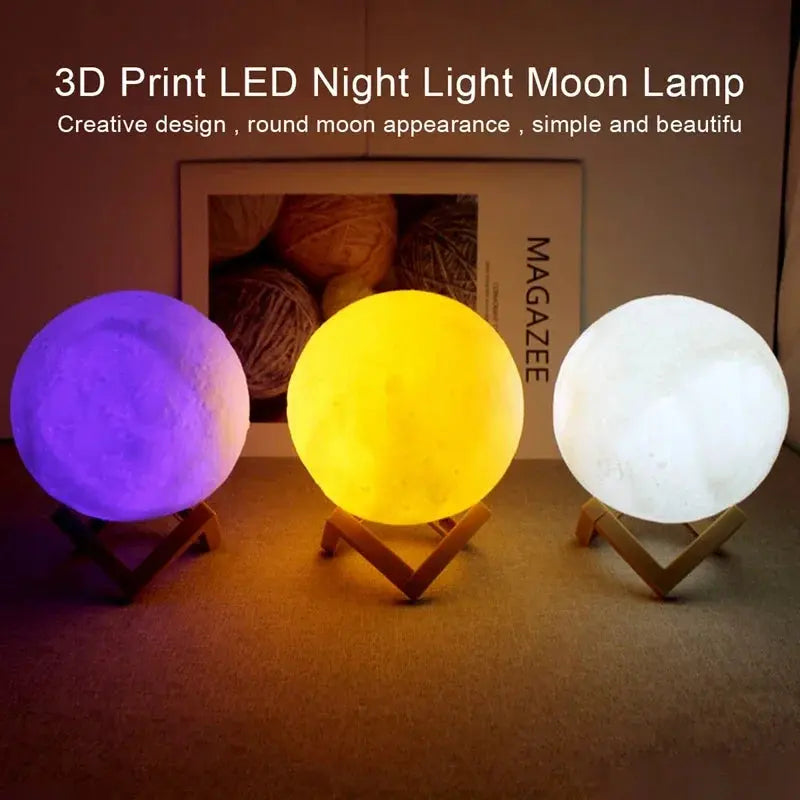 Enchanting LED Moon Light Book Light - Perfect Galaxy Night Light for Kids' Rooms, Birthday Gifts, and Cozy Bedroom Decor