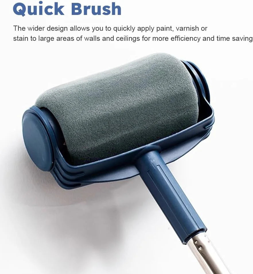 Refillable Paint Roller, DIY Home Wall Decorate Runner, Ceiling Paint Roller No Drip Kit Roller Paint Brush for Painting Ceilings Walls(8.07X6.3 Inch)