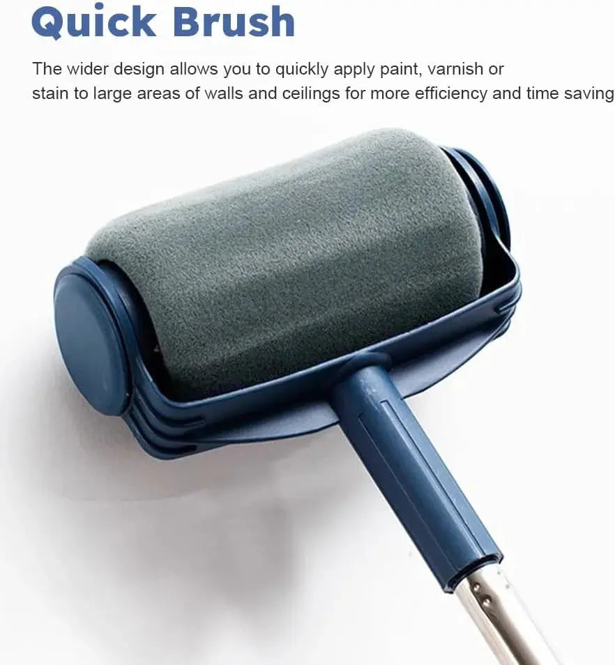 Refillable Paint Roller, DIY Home Wall Decorate Runner, Ceiling Paint Roller No Drip Kit Roller Paint Brush for Painting Ceilings Walls(8.07X6.3 Inch)
