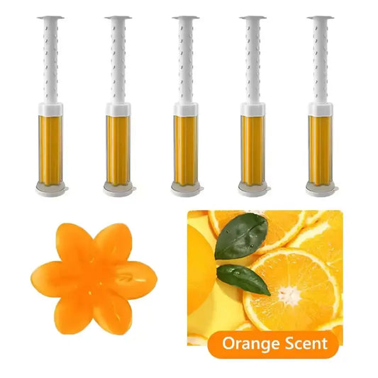 Transform Your Toilet with Our 12 Count Toilet Bowl Gel Stamp - 6 Invigorating Flower Fragrances!