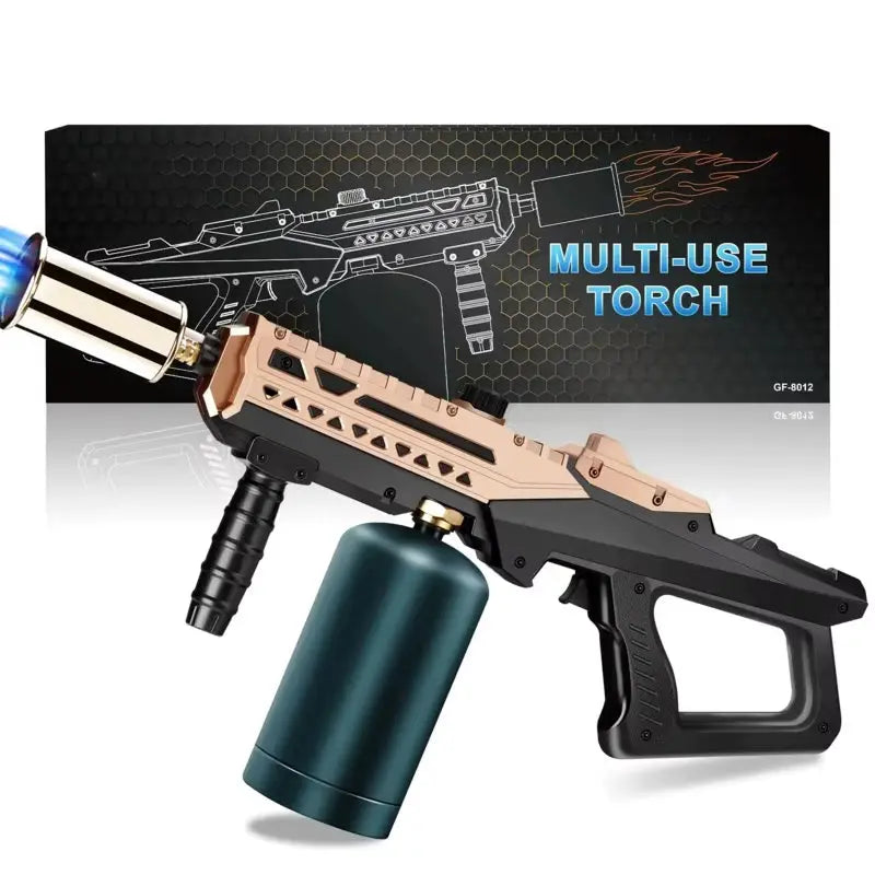 Unleash Your Culinary Creativity with the Professional Heavy Duty Propane Spray Gun - 24-Inch Adjustable Flame Control & Piezoelectric Ignition