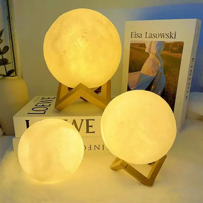 Enchanting LED Moon Light Book Light - Perfect Galaxy Night Light for Kids' Rooms, Birthday Gifts, and Cozy Bedroom Decor
