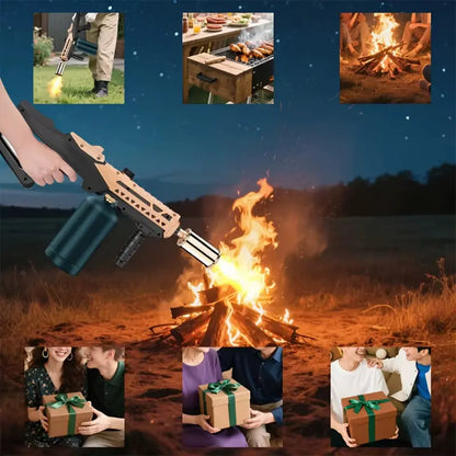 Unleash Your Culinary Creativity with the Professional Heavy Duty Propane Spray Gun - 24-Inch Adjustable Flame Control & Piezoelectric Ignition